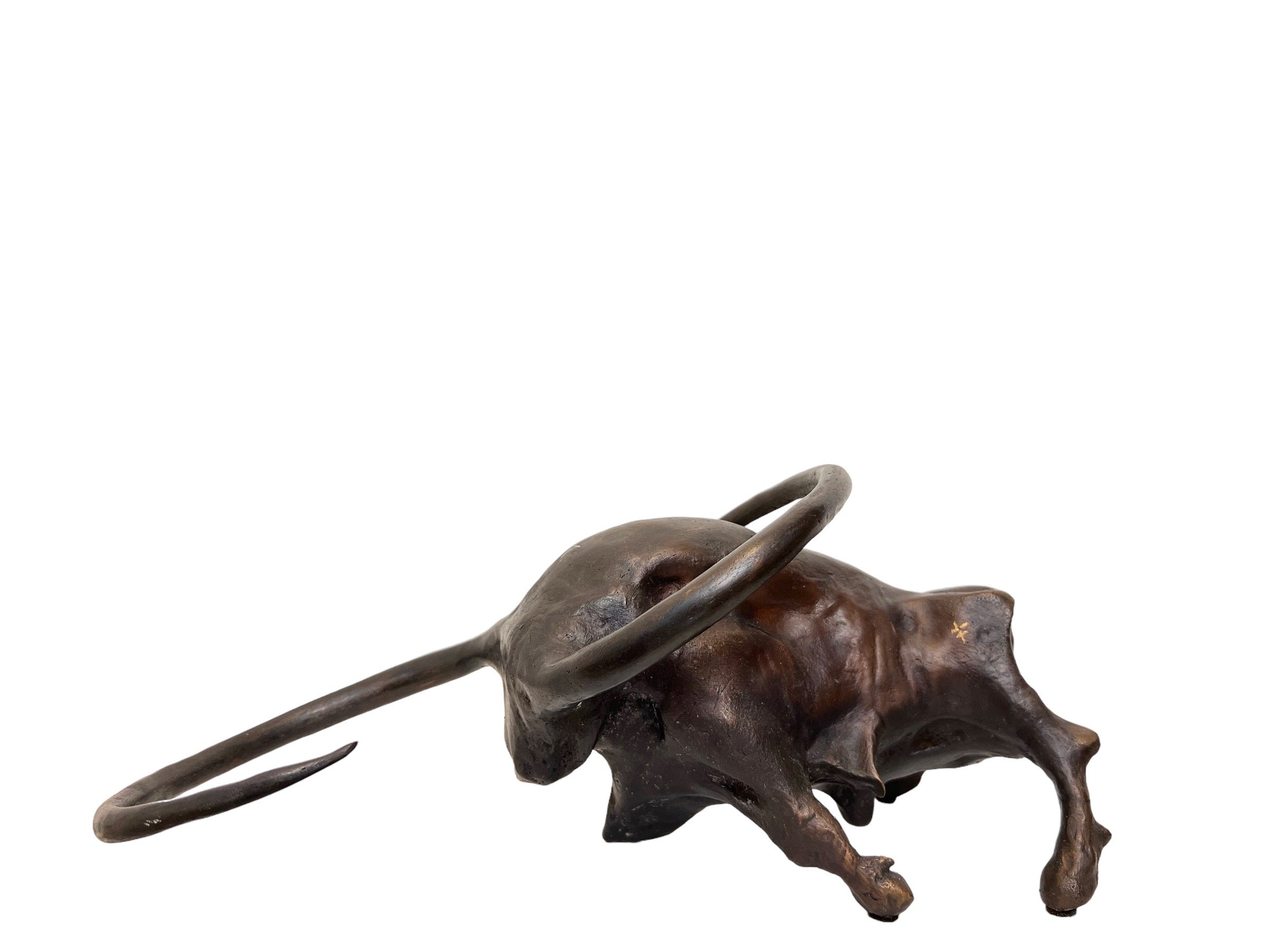 Fernando Suarez, Toro Altanero, Bronze Statue, circa 2007 - Vanità Gallery