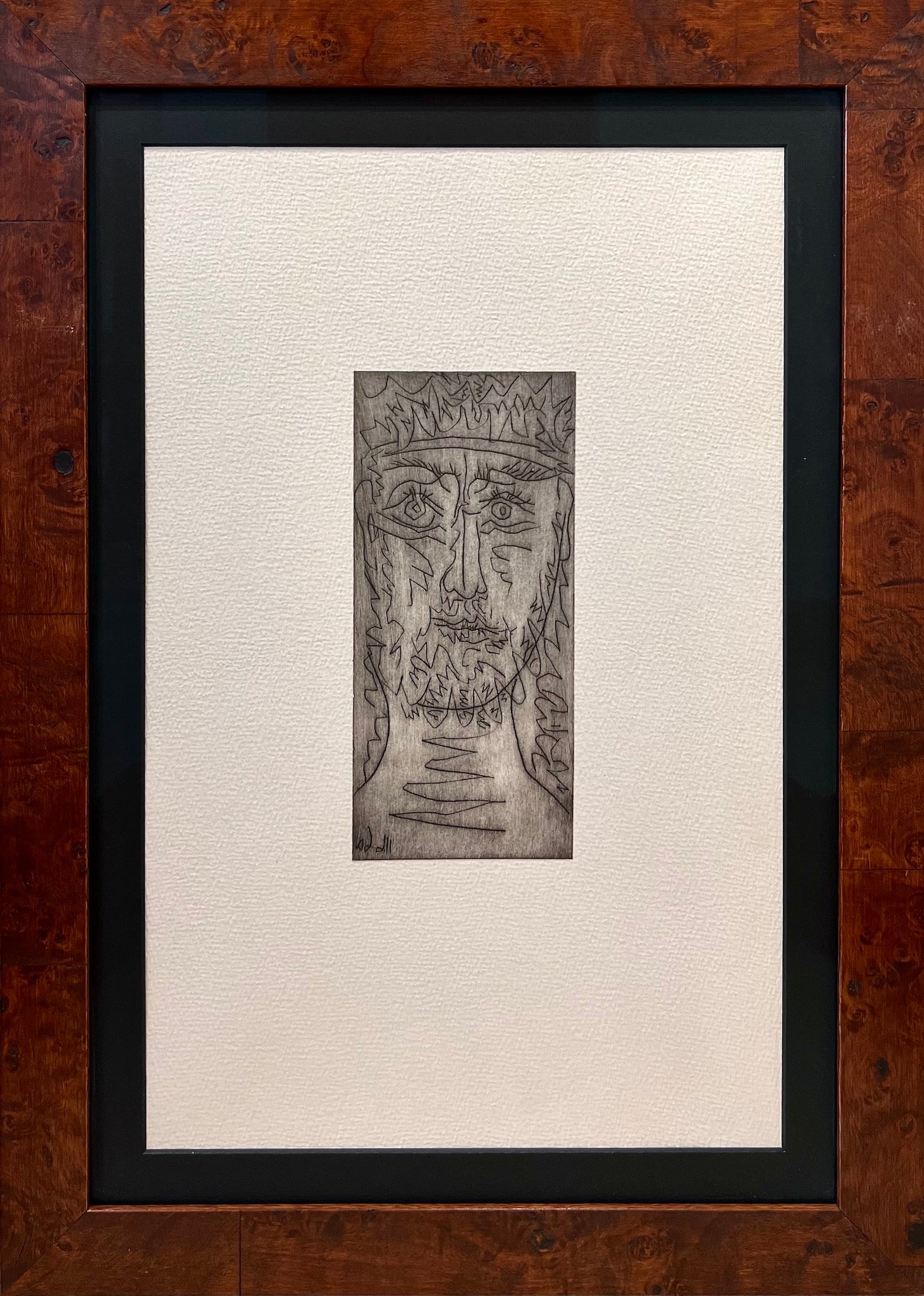 Pablo Picasso, Pindare VIII Pythique with Four Drypoint Etchings on Arches Wove, circa 1960 - Vanità Gallery