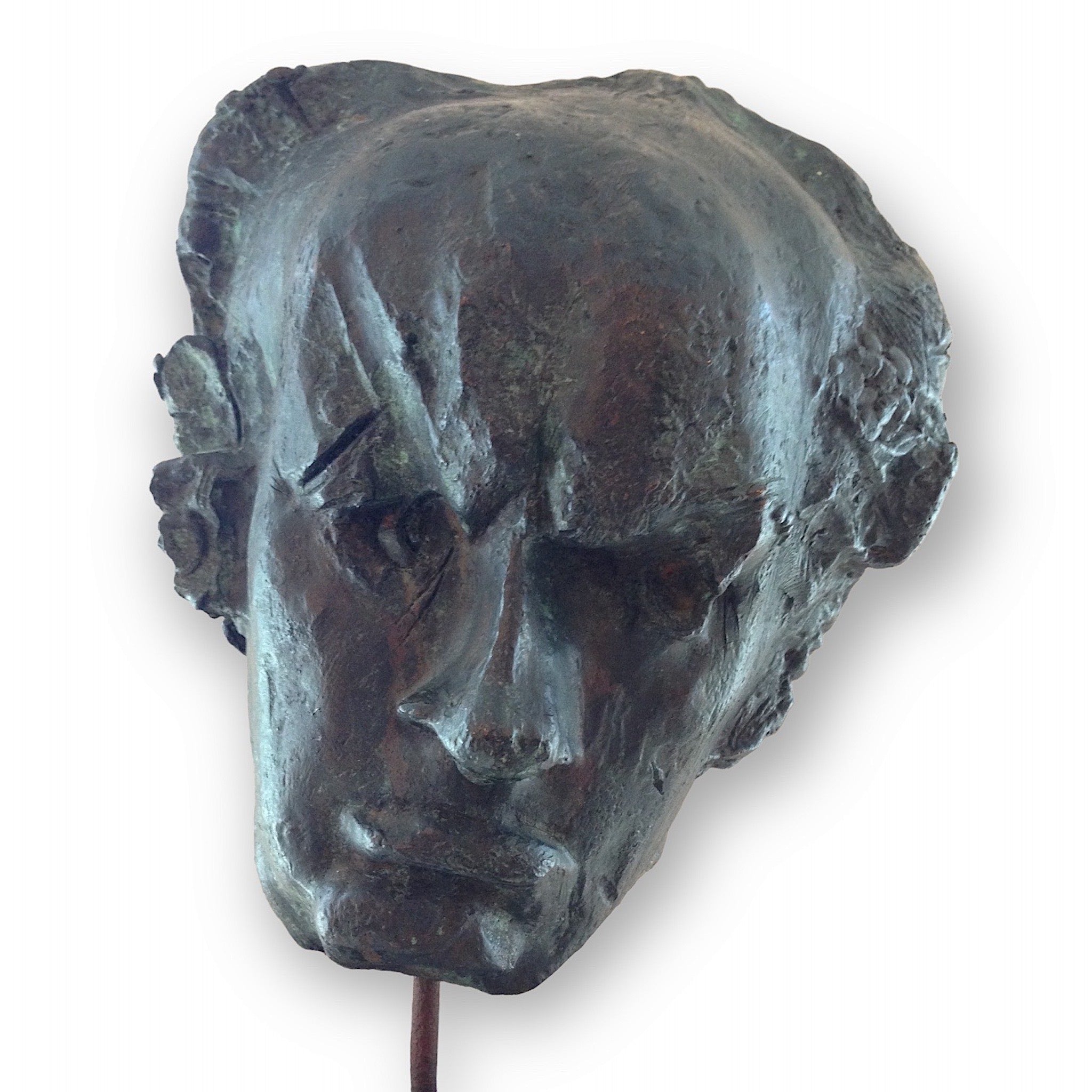 Pablo Serrano Aguilar, Goya's Head, Bronze, Circa 1959 - Vanità Gallery