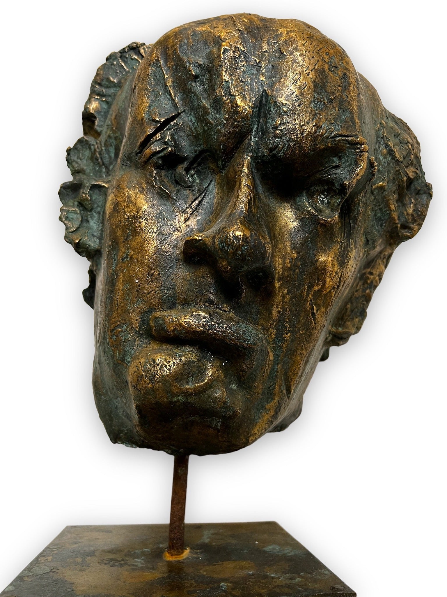 Pablo Serrano Aguilar, Goya's Head, Bronze, Circa 1959 - Vanità Gallery