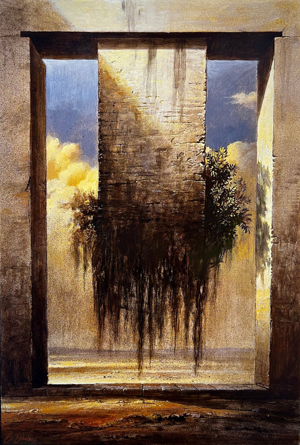 Alberto Andreis, Porta d'Oriente (The Eastern Gate), acrylic, circa 1994 | Vanità Gallery