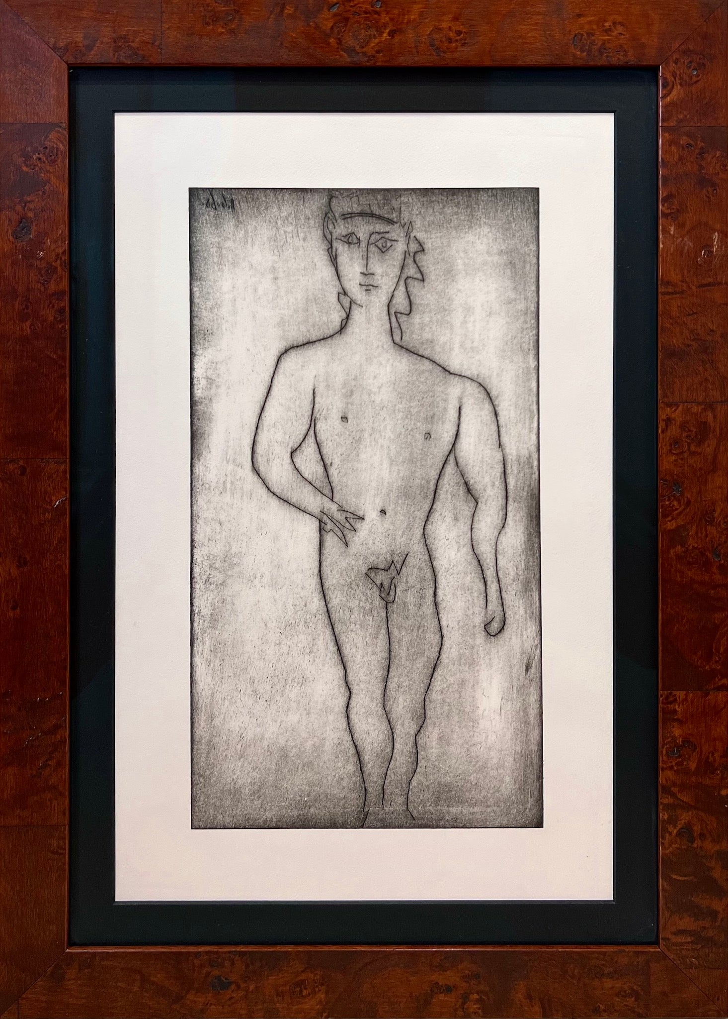 Pablo Picasso, Pindare VIII Pythique with Four Drypoint Etchings on Arches Wove, circa 1960 - Vanità Gallery
